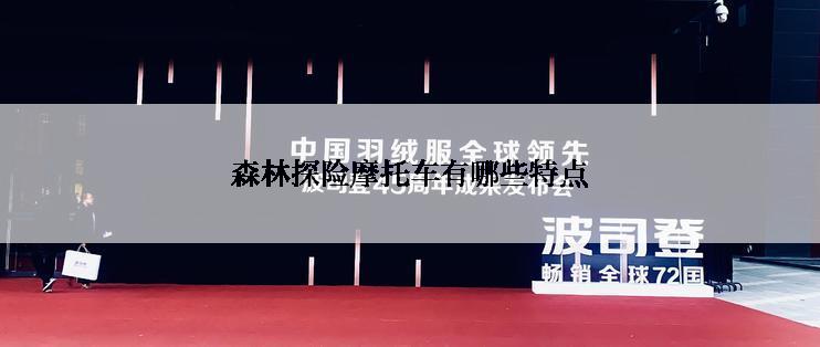 森林探险摩托车有哪些特点