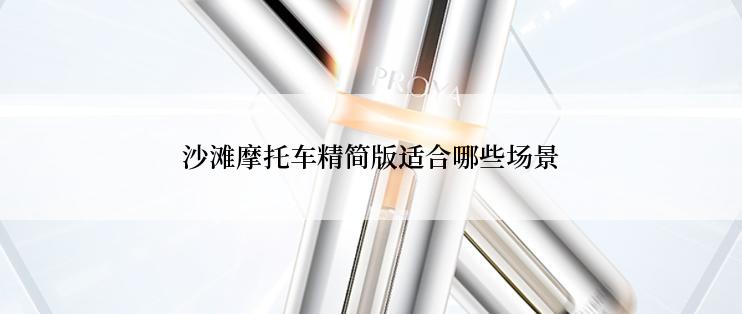 沙滩摩托车精简版适合哪些场景