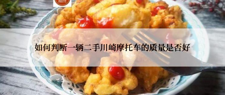 如何判断一辆二手川崎摩托车的质量是否好