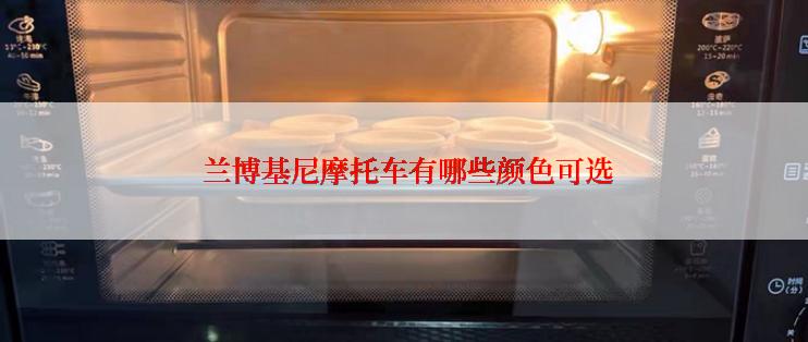  兰博基尼摩托车有哪些颜色可选