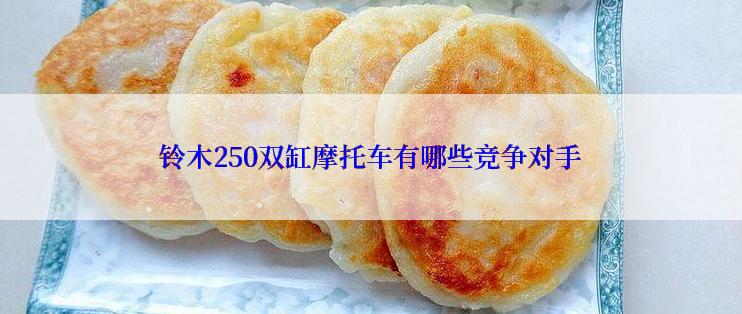 铃木250双缸摩托车有哪些竞争对手