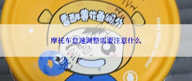 摩托车怠速调整需要注意什么
